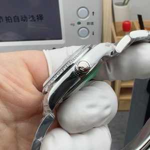 Đồng Hồ Rolex DateJust Replica 11 Mặt Bạc Viền Đính Đá CZ Nhà Máy GS 31mm (1)