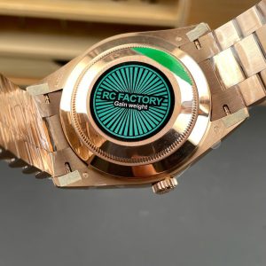 Đồng Hồ Rolex Day-Date Chế Tác Mặt Xanh Mint Bộ Máy Calibre 3255 Xưởng RC 40mm (2)