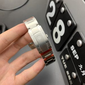 Đồng Hồ Rolex Oyster Perpetual Chế Tác Mặt Số Màu Cam Nhà Máy VS 36mm (2)