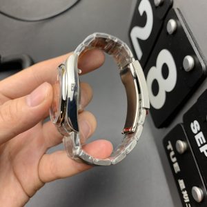 Đồng Hồ Rolex Oyster Perpetual Chế Tác Mặt Số Màu Cam Nhà Máy VS 36mm (2)