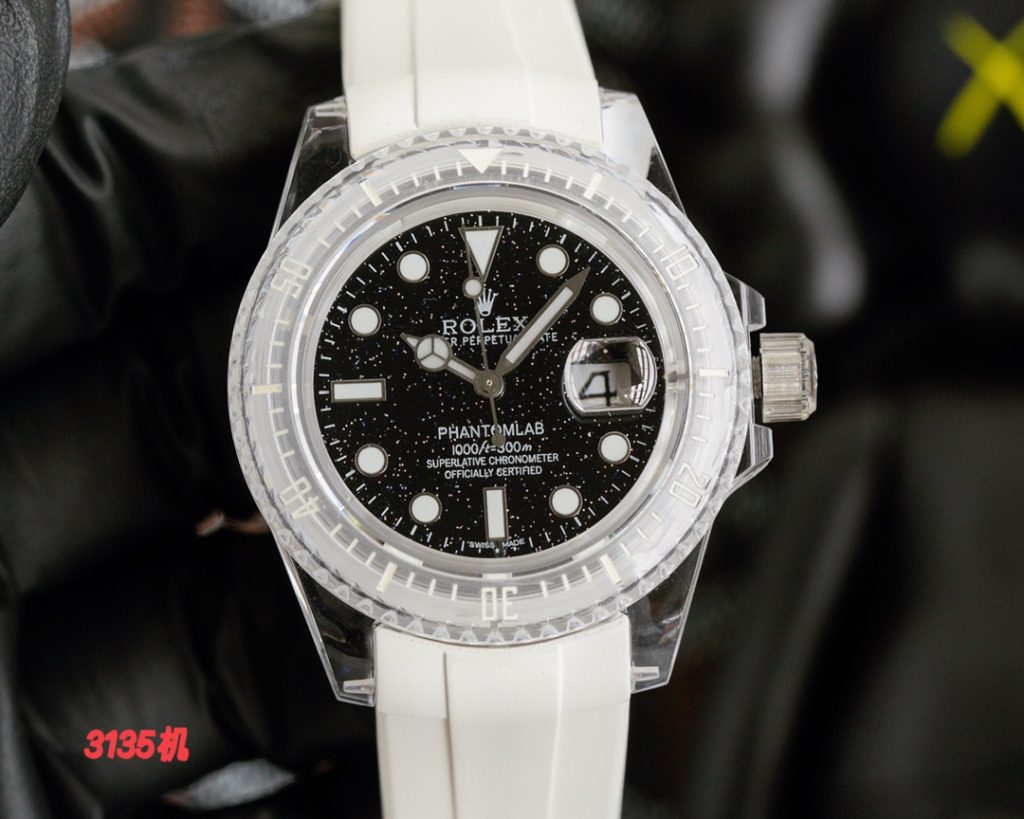 Đồng Hồ Rolex Submariner Phantomlab Chế Tác Mặt Đen Máy Cơ Tự Động Thuỵ Sỹ 40mm (2)