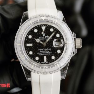 Đồng Hồ Rolex Submariner Phantomlab Chế Tác Mặt Đen Máy Cơ Tự Động Thuỵ Sỹ 40mm (2)