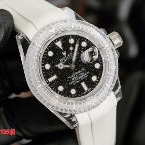 Đồng Hồ Rolex Submariner Phantomlab Chế Tác Mặt Đen Máy Cơ Tự Động Thuỵ Sỹ 40mm (2)