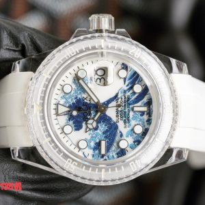 Đồng Hồ Rolex Submariner Phantomlab Chế Tác Mặt Số Hoạ Tiết Sóng Biển 40mm (2)
