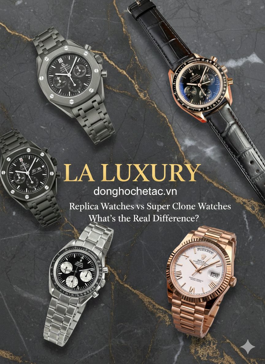 Replica Watches vs Super Clone Watches – What’s the Real Difference (1)