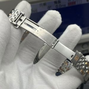 Đồng Hồ Nam Omega De Ville Prestige Rep 11 Mặt Trắng Bạc Máy Cơ Thuỵ Sỹ 39 (2)