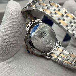 Đồng Hồ Nam Omega De Ville Prestige Rep 11 Mặt Trắng Bạc Máy Cơ Thuỵ Sỹ 39 (2)