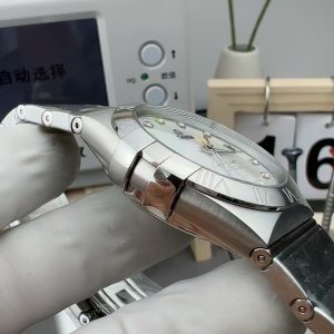 Đồng Hồ Omega Constellation Replica 11 Mặt Xám Bạc Máy Cơ Thuỵ Sỹ 38mm (2)