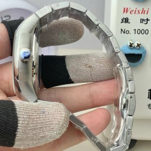 Đồng Hồ Omega De Ville Chronometer Chế Tác Mặt Xanh Dương Dây Kim Loại 41mm (1)