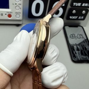 Đồng Hồ Omega De Ville Prestige Chế Tác Mặt Trắng Dây Da Nâu 39 (1)