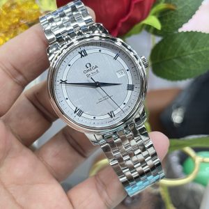 Đồng Hồ Omega De Ville Prestige Chế Tác Mặt Xám Dây Kim Loại 39 (2)