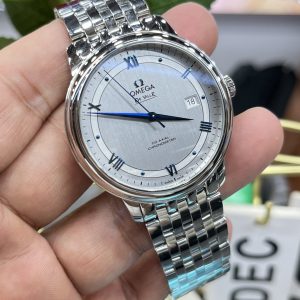 Đồng Hồ Omega De Ville Prestige Chế Tác Mặt Xám Dây Kim Loại 39 (2)