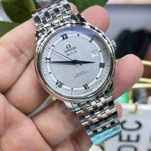 Đồng Hồ Omega De Ville Prestige Chế Tác Mặt Xám Dây Kim Loại 39 (2)