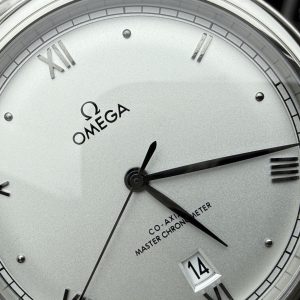 Đồng Hồ Omega De Ville Prestige Rep Cao Cấp Mặt Trắng Phun Cát 39 (4)