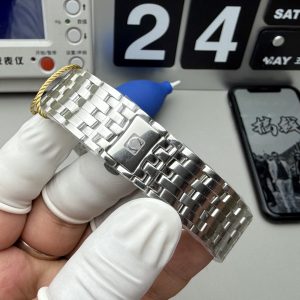 Đồng Hồ Omega De Ville Prestige Replica 11 Mặt Đen Máy Cơ Thuỵ Sỹ 39 (1)