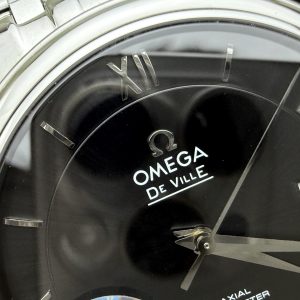 Đồng Hồ Omega De Ville Prestige Replica 11 Mặt Đen Máy Cơ Thuỵ Sỹ 39 (1)