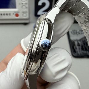 Đồng Hồ Omega De Ville Prestige Replica 11 Mặt Trắng Dây Kim Loại 39 (1)