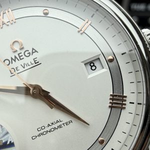 Đồng Hồ Omega De Ville Prestige Replica 11 Mặt Trắng Máy Cơ Thuỵ Sỹ 39 (2)