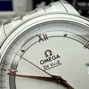 Đồng Hồ Omega De Ville Prestige Replica 11 Mặt Trắng Máy Cơ Thuỵ Sỹ 39 (2)