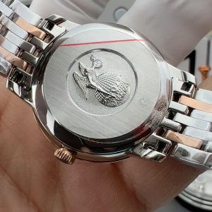 Đồng Hồ Omega De Ville Prestige Replica 11 Nữ Mặt Hoạ Tiết Butterfly 32 (2)