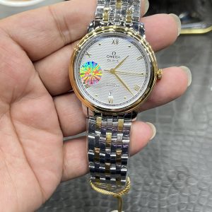 Đồng Hồ Omega De Ville Prestige Replica 11 Vỏ Demi Vàng Máy Cơ Thuỵ Sỹ 39 (1)