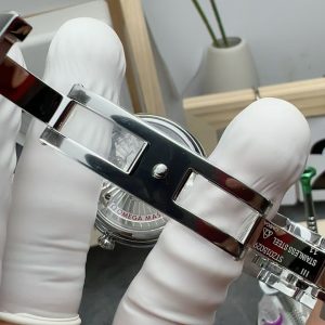 Đồng Hồ Omega Nữ Chế Tác De Ville Prestige Mặt Xanh Lá Máy Cơ Thuỵ Sỹ 34mm (2)