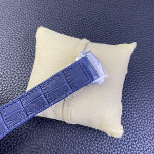 Đồng Hồ Omga Constellation Chế Tác Mặt Trắng Viền Màu Xanh Dương 41mm (1)