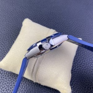 Đồng Hồ Omga Constellation Chế Tác Mặt Trắng Viền Màu Xanh Dương 41mm (1)