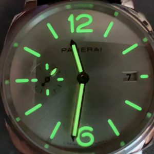 Đồng Hồ Panerai Luminor Due PAM01249 Chế Tác Mặt Xám Bạc Dây Da 42mm (2)
