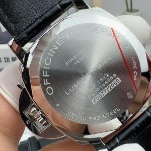 Đồng Hồ Panerai Luminor Due PAM01249 Chế Tác Mặt Xám Bạc Dây Da 42mm (2)