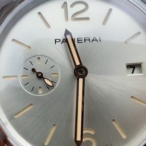 Đồng Hồ Panerai Luminor Due PAM01249 Chế Tác Mặt Xám Bạc Dây Da 42mm (2)