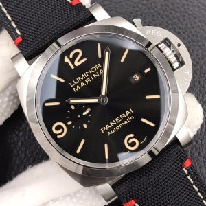 Đồng Hồ Panerai Luminor GMT PAM01025 Chế Tác Mặt Đen Viền Carbotech 44mm (2)