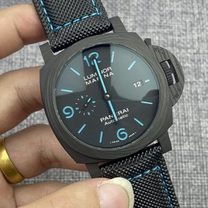Đồng Hồ Panerai Luminor Marina PAM01661 Rep 11 Vỏ Carbon Dây Vải 44mm (1)