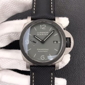 Đồng Hồ Panerai Luminor Marina TuttoGrigio PAM01662 Chế Tác Vỏ Titanium Viền Carbotech 44mm (2)