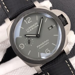 Đồng Hồ Panerai Luminor Marina TuttoGrigio PAM01662 Chế Tác Vỏ Titanium Viền Carbotech 44mm (2)