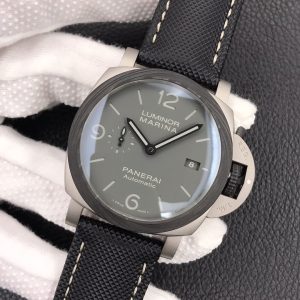 Đồng Hồ Panerai Luminor Marina TuttoGrigio PAM01662 Chế Tác Vỏ Titanium Viền Carbotech 44mm (2)
