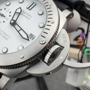 Đồng Hồ Panerai Submersible Bianco PAM02223 Replica 11 Mặt Trắng Dây Cao Su 42mm (2)