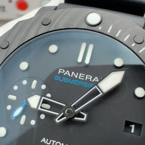 Đồng Hồ Panerai Submersible Carbotech PAM02231 Replica 11 Màu Đen Dây Cao Su 42mm (2)