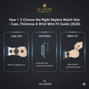How to Choose the Right Replica Watch Size – Case, Thickness & Wrist Fit Guide