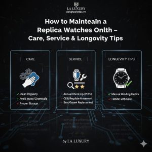 How to Maintain a Replica Watch – Care, Service & Longevity Tips
