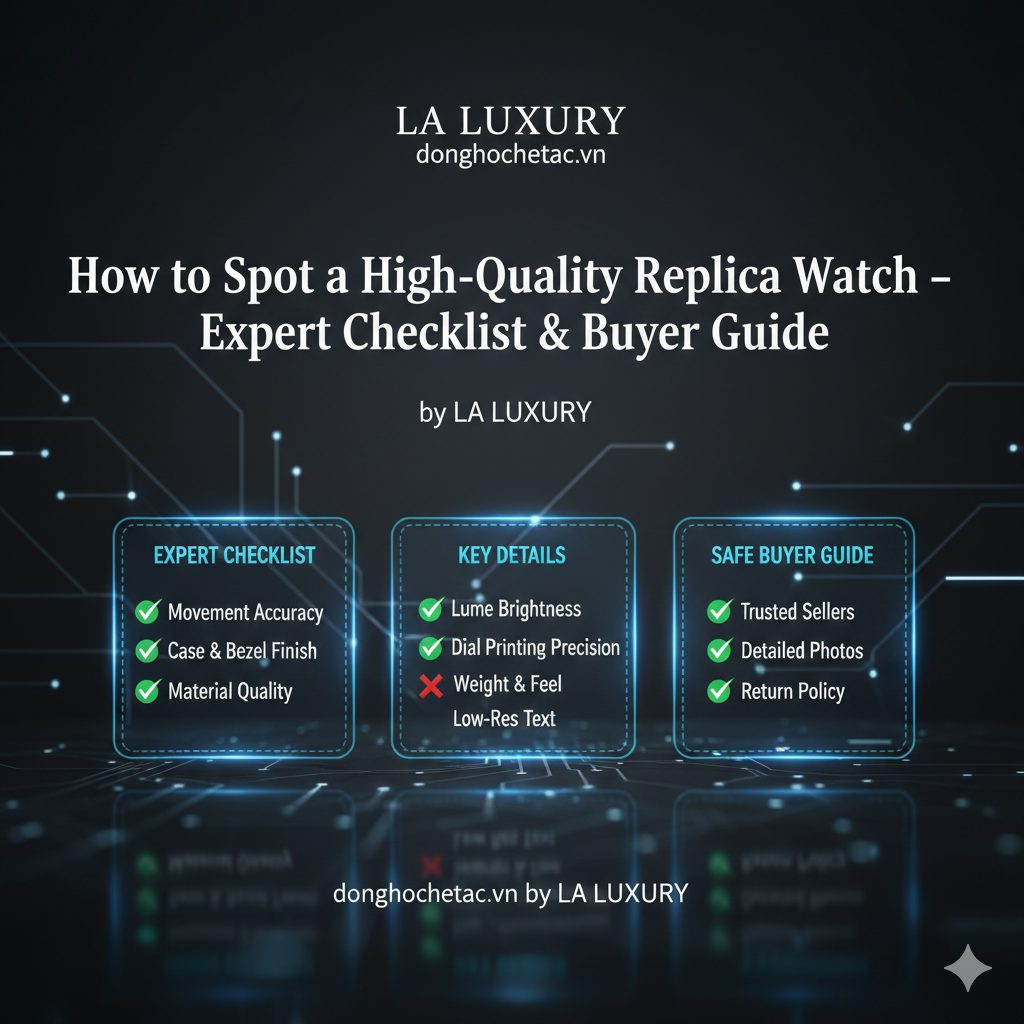 How to Spot a High-Quality Replica Watch – Expert Checklist & Buyer Guide