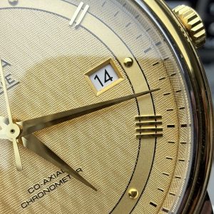 Omega De Ville Prestige Rep 11 Mặt Vàng Dây Kim Loại 39 (1)